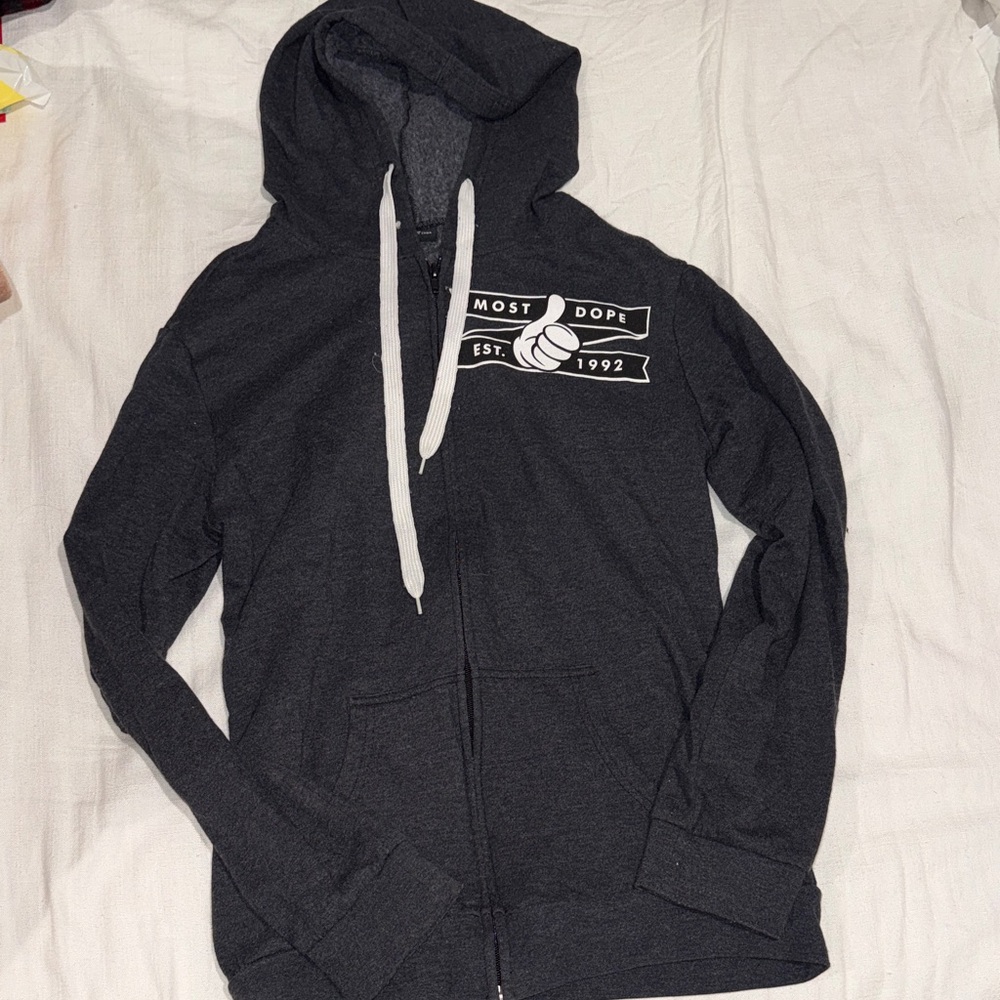 Most Dope Men's Gray Hoodie